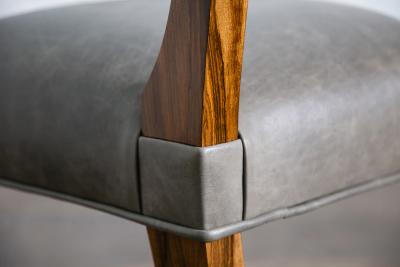  Costantini Design Modern Dining Chair in Argentine Exotic Wood and Leather from Costantini Bruno