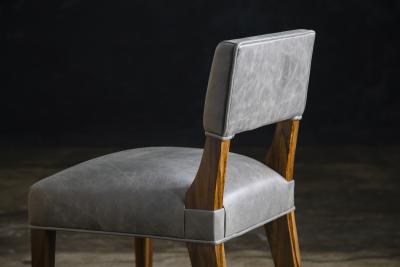  Costantini Design Modern Dining Chair in Argentine Exotic Wood and Leather from Costantini Bruno