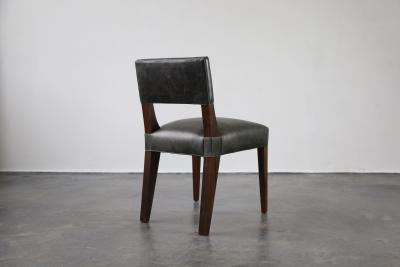  Costantini Design Modern Dining Chair in Solid Wood and Leather by Costantini Bruno