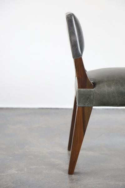  Costantini Design Modern Dining Chair in Solid Wood and Leather by Costantini Bruno