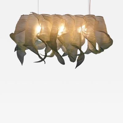  Costantini Design Modern Fabric Pendant Hand painted Light Nebula Grande by Studio Mirei In Stock