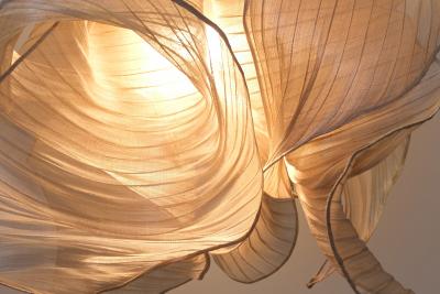 Costantini Design Modern Fabric Pendant Plain Light Nebula from Studio Mirei In Stock