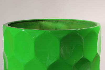  Costantini Design Modern Fiberglass Indoor Outdoor Green Planter from Costantini Cosimo