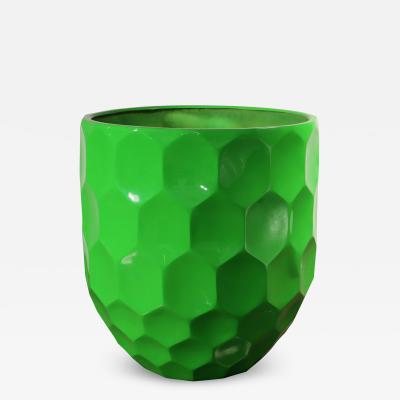  Costantini Design Modern Fiberglass Indoor Outdoor Green Planter from Costantini Cosimo