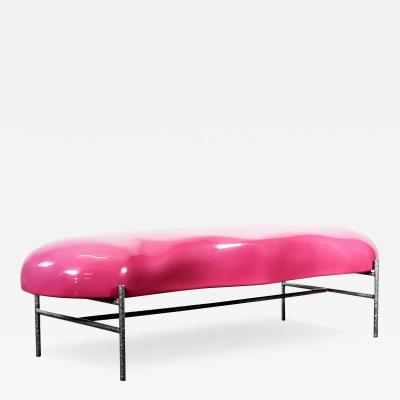  Costantini Design Modern Functional Art Fiberglass Iron Bench from Costantini Lingua in Stock