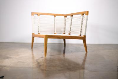 Costantini Design Modern Hand Woven Cording Outdoor Banquette from Costantini In Stock