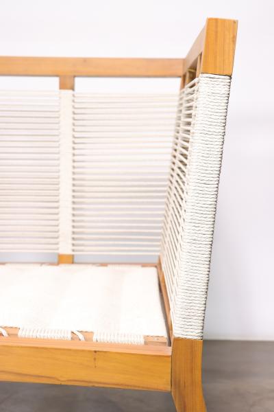  Costantini Design Modern Hand Woven Cording Outdoor Banquette from Costantini In Stock