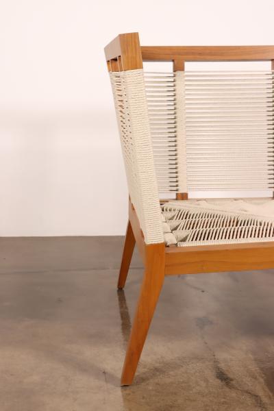  Costantini Design Modern Hand Woven Cording Outdoor Banquette from Costantini In Stock