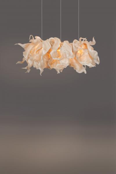  Costantini Design Modern Sculptural Fabric Collectible Chandelier by Studio Mirei Supernova