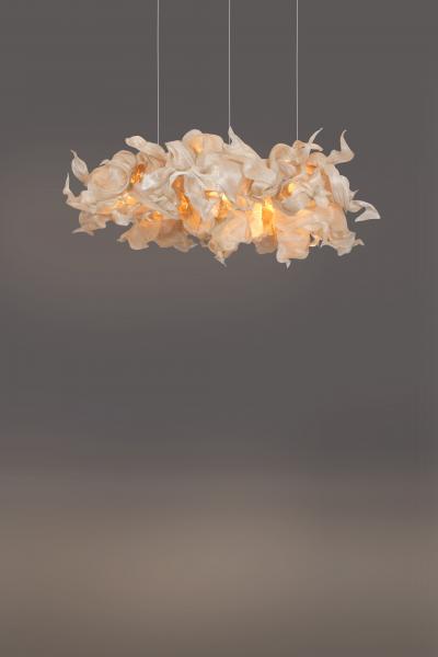  Costantini Design Modern Sculptural Fabric Collectible Chandelier by Studio Mirei Supernova