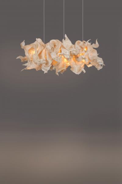 Costantini Design Modern Sculptural Fabric Collectible Chandelier by Studio Mirei Supernova