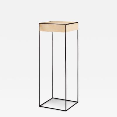  Costantini Design Modern Side Table in Metal and Parchment by Costantini Marcello