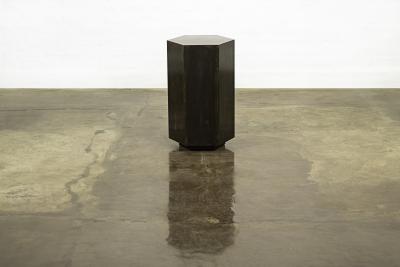  Costantini Design Modern Side Table in Patinated Steel from Costantini Ettore Hex In Stock 
