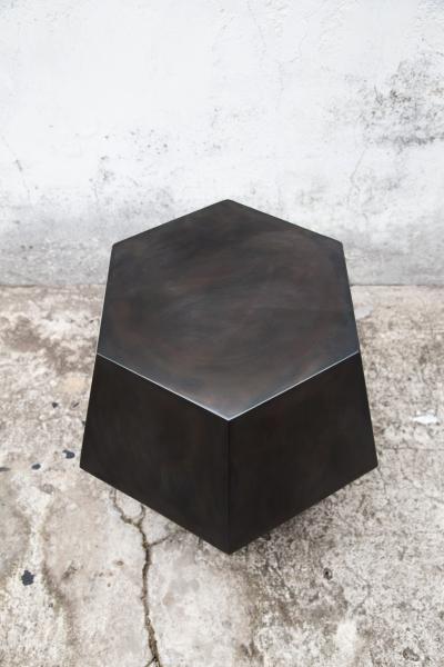  Costantini Design Modern Side Table in Steel from Costantini Tamino Hex