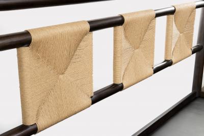  Costantini Design Modern Solid Exotic King Sized Wood Bed from Costantini Luigi