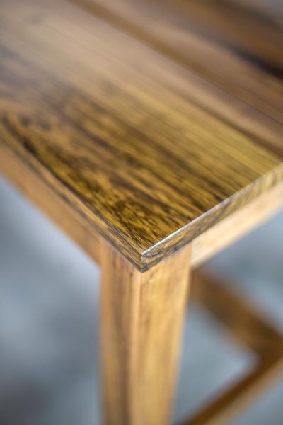  Costantini Design Modern Solid Exotic Wood Outdoor Bench from Costantini Serrano In Stock 