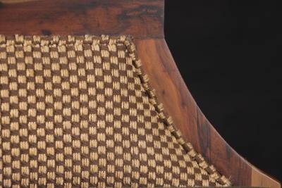 Costantini Design Modern Upholstered Bench in Argentine Rosewood by Costantini Nicostrato