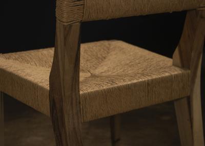  Costantini Design Modern Woven Dining Chair in Solid Wood by Costantini Bruno Intreccio In Stock