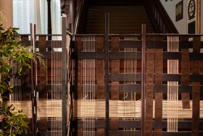  Costantini Design Salon Modular Metal Textile Partition Large