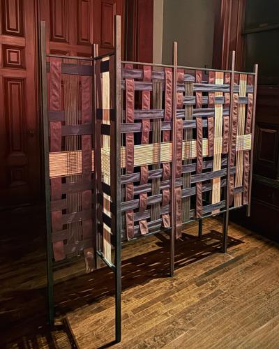  Costantini Design Salon Modular Metal Textile Partition Medium