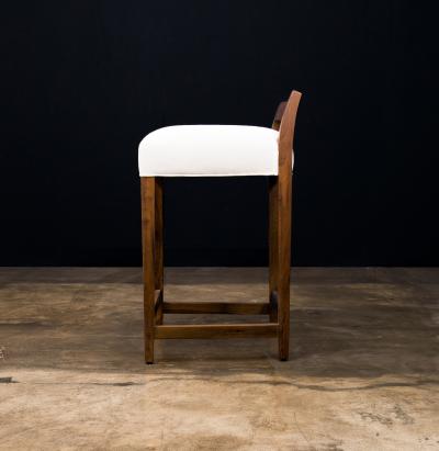  Costantini Design Set of 8 Exotic Argentine Rosewood Counter Stools from Costantini Umberto