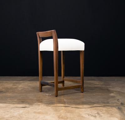  Costantini Design Set of 8 Exotic Argentine Rosewood Counter Stools from Costantini Umberto