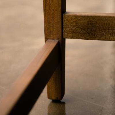  Costantini Design Set of 8 Exotic Argentine Rosewood Counter Stools from Costantini Umberto