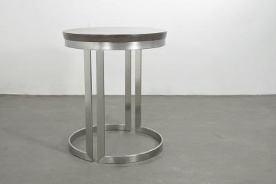  Costantini Design Trillo Modern Side Table in Stainless Steel By Costantini Design