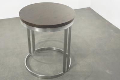  Costantini Design Trillo Modern Side Table in Stainless Steel By Costantini Design