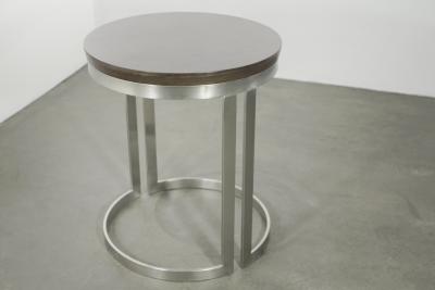  Costantini Design Trillo Modern Side Table in Stainless Steel By Costantini Design