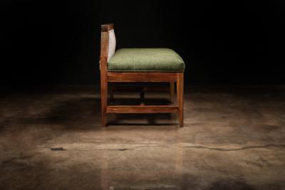 Costantini Design Upholstered Bench in Argentine Rosewood by Costantini Nicostrato In Stock