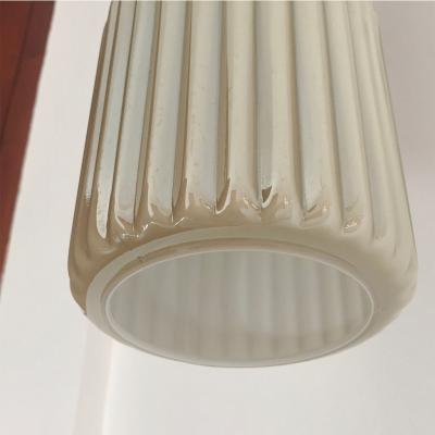  Cosulich Interiors Antiques Contemporary Customizable Taupe Gold Ivory White Murano Glass Pendant Chandelier