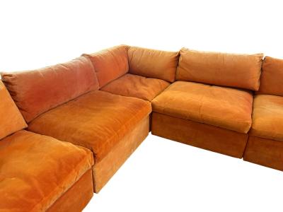  Craft Associates Adrian Pearsall 6 Piece Modular Sectional for Craft Associates 1970
