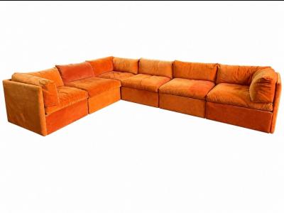  Craft Associates Adrian Pearsall 6 Piece Modular Sectional for Craft Associates 1970