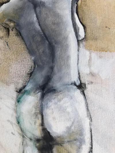 Craig Alan Craig Allen Abstract Nude Figurative Painting Titled Echo