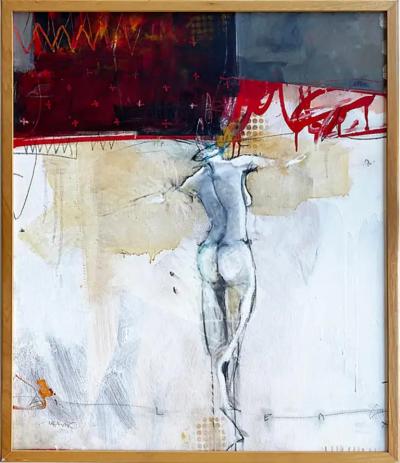 Craig Alan Craig Allen Abstract Nude Figurative Painting Titled Echo