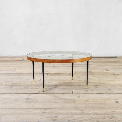  Cristal Art Cristal Art Coffee Table with Golden Details