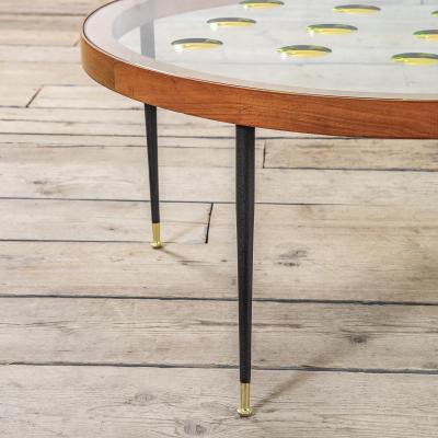  Cristal Art Cristal Art Coffee Table with Golden Details