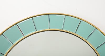  Cristal Art Cristal Arte Round Hand Cut Beveled Crystal Wall Mirror by Cristal Art