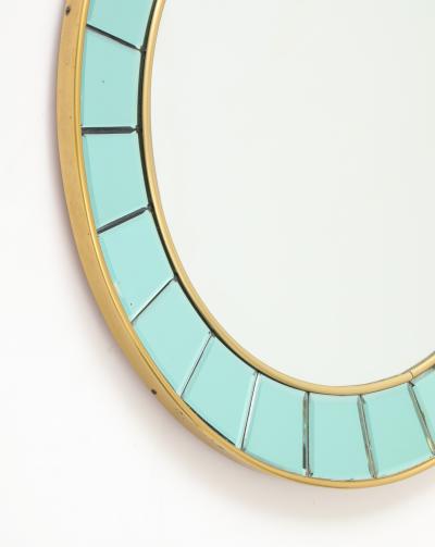  Cristal Art Cristal Arte Round Hand Cut Beveled Crystal Wall Mirror by Cristal Art