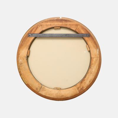  Cristal Art Cristal Arte Round Hand Cut Beveled Crystal Wall Mirror by Cristal Art