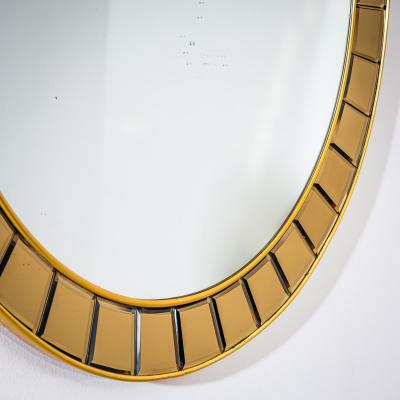  Cristal Art Cristal Arte Round Wall Mirror attributed to Cristal Arte Italy 1950s