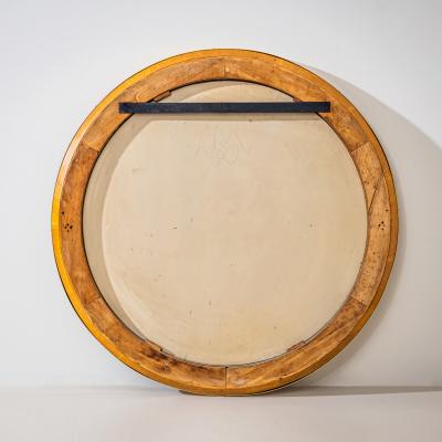  Cristal Art Cristal Arte Round Wall Mirror attributed to Cristal Arte Italy 1950s