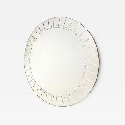  Cristal Art Large Round Mirror by Cristal Art