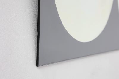 Cristal Art Post Modern Graphic Grey Cristal Art Wall Mirrors 1960s