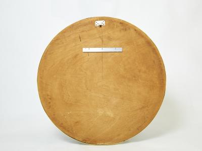  Cristal Arte Italian brass golden cristal mirror by Cristal Arte 1960s
