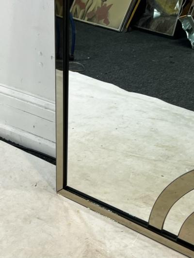  Cristal Arte MONUMENTAL MODERN MIRROR WITH APPLIED MIRROR CURVED ARCH DESIGNS