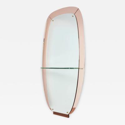  Cristal Arte ROSE CRISTAL ART MIRROR WITH SHELF