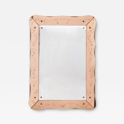  Cristal Arte Scalloped Cristal Art Mirror