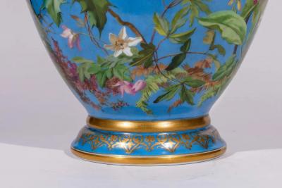  Cristalleries De Baccarat A Large French Baccarat Opaline Glass Hand Painted Bacchanale Vase by Roussel